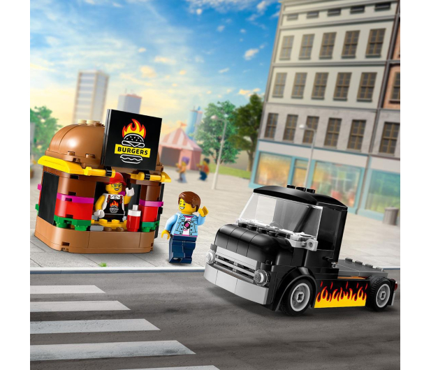 LEGO City 60404 Ciężarówka z burgerami - 1202678 - zdjęcie 9